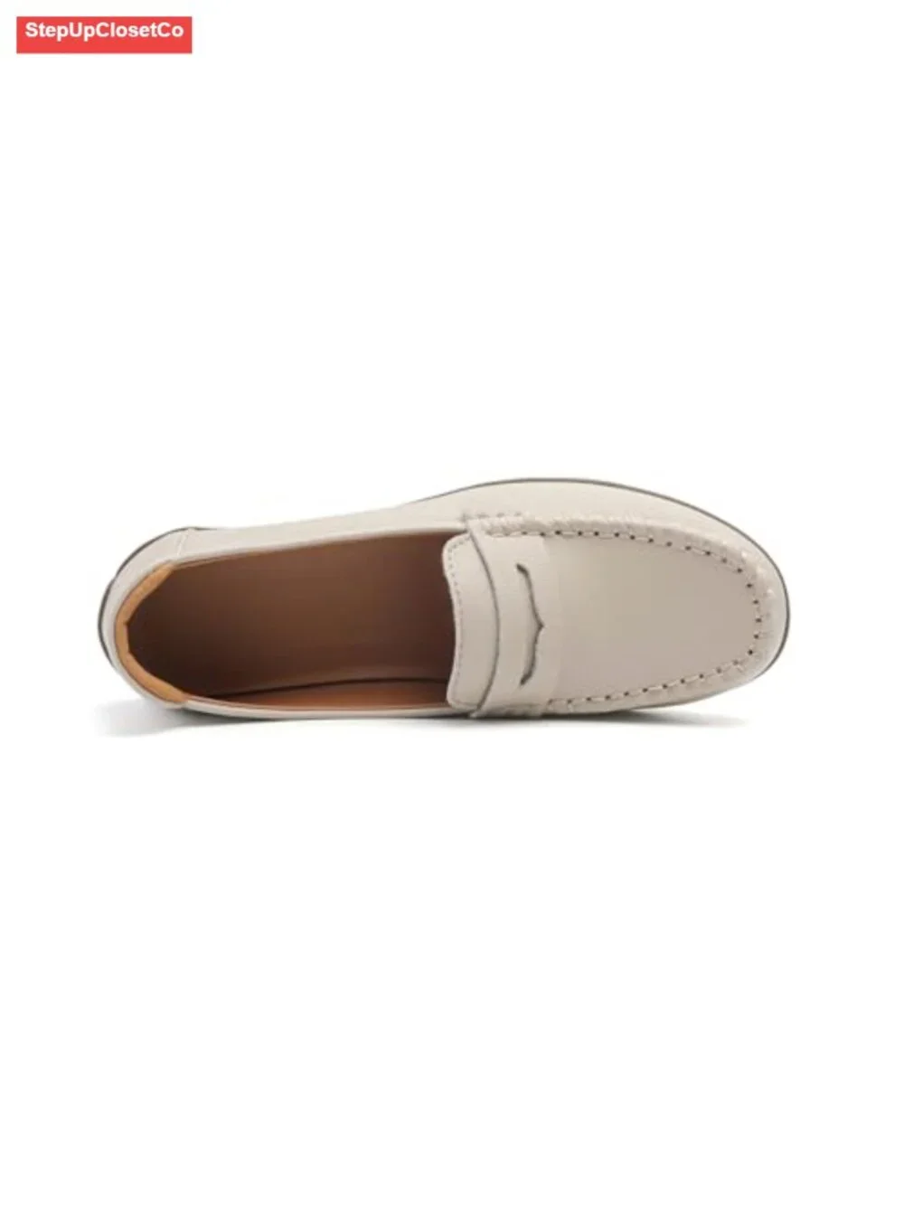 Women's Penny Loafers Casual Mocc PU Leather Slip-On Flats